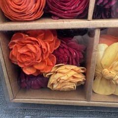 Sola Wood Flowers Boxed Orange Yellow Red Wedding Fall Décor Arrangements Fall