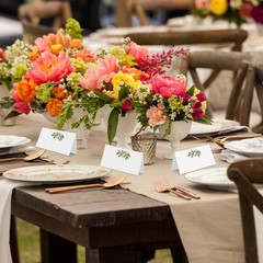 25 Pack Floral Wedding Place Cards Name Tented Food Setting Anniversary 03