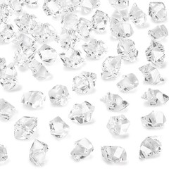 Fake Ice, 150PCS Fake Diamonds, Plastic Diamonds Acrylic Rocks Vase 150 Clear
