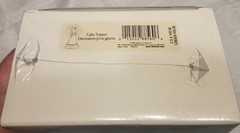 Brand New Sealed 2005 Hallmark Wedding Cake Topper Two Hearts One Love Keepsake