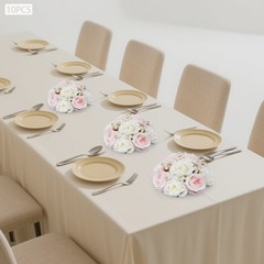 10 Pcs Artificial Flower Balls Silk Plastic Wedding Centerpieces