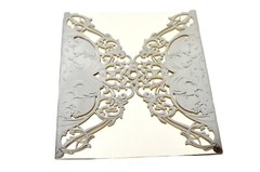 Laser cut wedding invitations