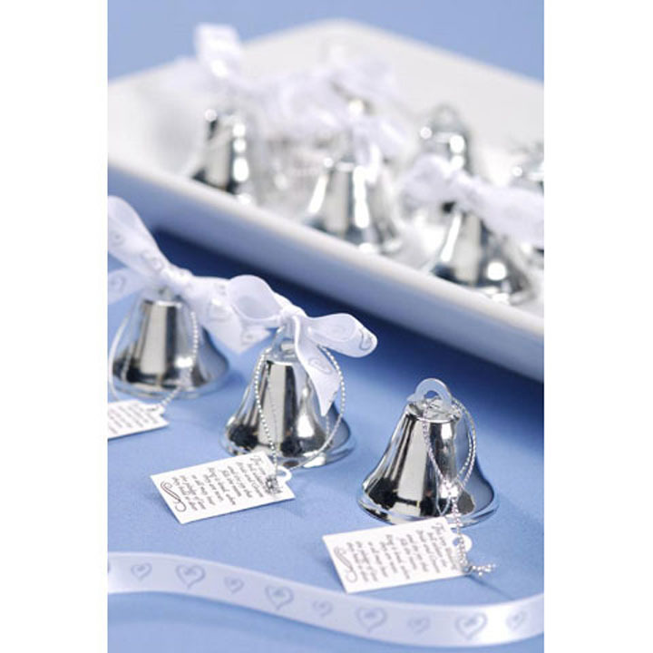 BOX OF 24 BRIDAL KISSING BELL WEDDING FAVORS GIFTS KEEPSAKES BY VICTORIA LYNN