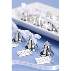 BOX OF 24 BRIDAL KISSING BELL WEDDING FAVORS GIFTS KEEPSAKES BY VICTORIA LYNN