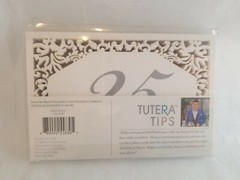 Wedding Reception Table Number Cards White #1-25 Brand New (4″ x 6″)