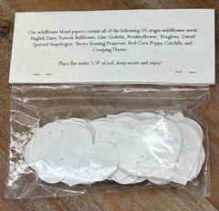 50 Count Wildflower Seed Paper Hearts Eco-Friendly Wedding Favors Gifts