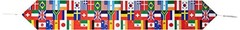 Printed International Flag Table Runner Party Accessory (1 count) (1/Pkg)