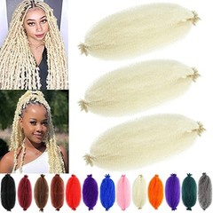 Afro Twist Hair 12Inch 3Packs Springy Twist Braids 12 Inch (Pack of 3) 613#