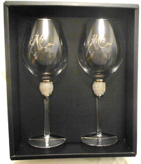 Trinkware Wedding Mr. & Mrs. Goblets (SKU# 1440)