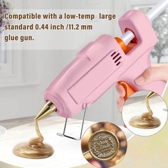 Versatile Glue Gun Sealing Wax Sticks in Antique Gold – Ideal for Invitations