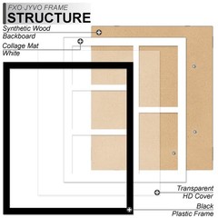 4×6 Picture Frame Collage, Display 5 4×6 Picture Collage or 11×13 Photo Only …