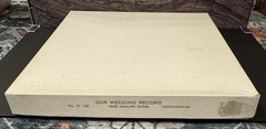 Vintage 1950’s CR Gibson Our Wedding Record Book& Photo Album New in Box Unused