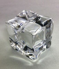 Clear Crystal Like ICE CUBES Decorations 3 /4 & 1inch Cube -100 Pieces Assorted