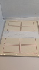 Lot of 2 Gartner Studios Red Border Printable Business Cards 250 Count Each New