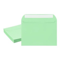20 Pcs Self Sealing Envelopes 7.8×5.5 Inch for Invitations A7 Light Green