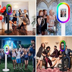 Portable Photo Booth Machine For iPad 10.2″ 10.5″ 10.9″ 11″ 12.9″ Selfie Station
