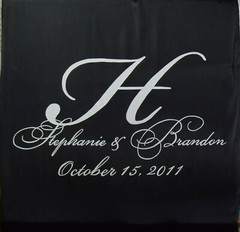 Black Aisle Runner Wedding Isle Runner Black Fabric Runner Personalized Decor