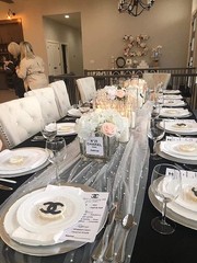 Set of 2 Table Runner 63″ X 120″ Wedding Veil White Dessert Tablecloth Chiffo…