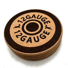 Shotgun Shell Cork Coasters Wedding Favors Gifts Housewarming Promotional Produc
