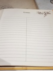 Vintage C.R. Gibson 50th Anniversary Wedding Party Guest Book Gold U.S.A. New