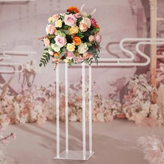 Acrylic Flower Stand Vase Column Stand Wedding Flower Stand Wedding Centerpieces
