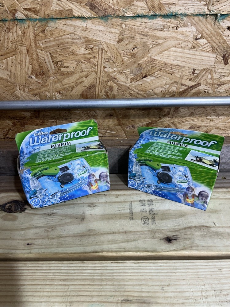 2x Underwater Camera Waterproof Fuji Quicksnap 27 Exposure Fujifilm SEALED, 2010