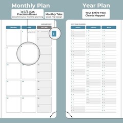 Planner 2026-2027 Daily Weekly and Monthly,6.5″x3.75″,18 Months Spiral Bound …