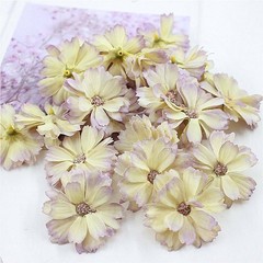 50 pieces DIY daisy home wedding mini silk flower head decoration artificial