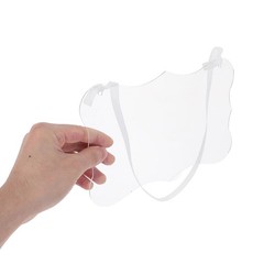 1 Set Clear Reserved Signs for Wedding Chairs – 9×6 Inch Acrylic Hanging Signs