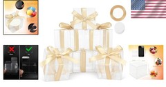 Quality Clear Gift Boxes 2x2x2 Inch Food Grade Material for Celebrations