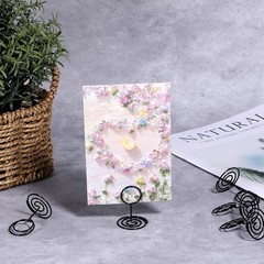 24 Pcs Table Number Holder Place Card Holders Photo Stands Wire Picture Name