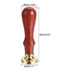 Cherry Blossoms Wax Seal Stamp, Flower Sealing Wax Stamp Classic Retro, Brown