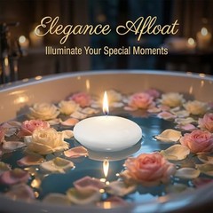 30 PCS Floating Candles – Small Floating Candles for Centerpieces White