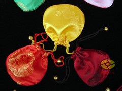 10/25/50/100PCS mixed Brocade Drawstring Jewelry Wedding Pouches Purse Coin Bags