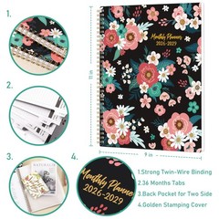 2026-2029 Monthly Calendar/Planner – 3 Year Planner from JULY 2026 – JUNE 202…