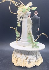Vintage 1930’s Wedding Cake Topper Artistic Ornament #191