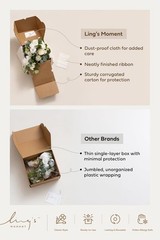 Gorgeous 13″ Bride Bouquet – Emerald Green Cascading Bouquet