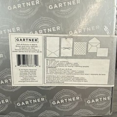 Gartner 25 Count Wedding Engagement Invitation Kit Brown & Ivory Damask New