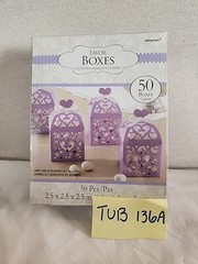 50 Pieces Party/Wedding Lantern Favor Boxes 2.5″ 2.5″ x 2.5″ NEW Lavender