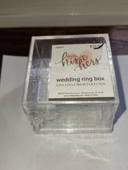 Studio His and Hers brand Engagement Rings Box Nice Show Off Bling Demonstrate