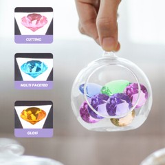 Kids Pretend Play Toys Dive Throw Toy Aquarium Decoration Pirate Treasure Gems