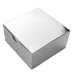 Silver 100 pcs Cake FAVOR BOXES 4″x4″x2″ Wedding Party Light Gray GIFT Supply