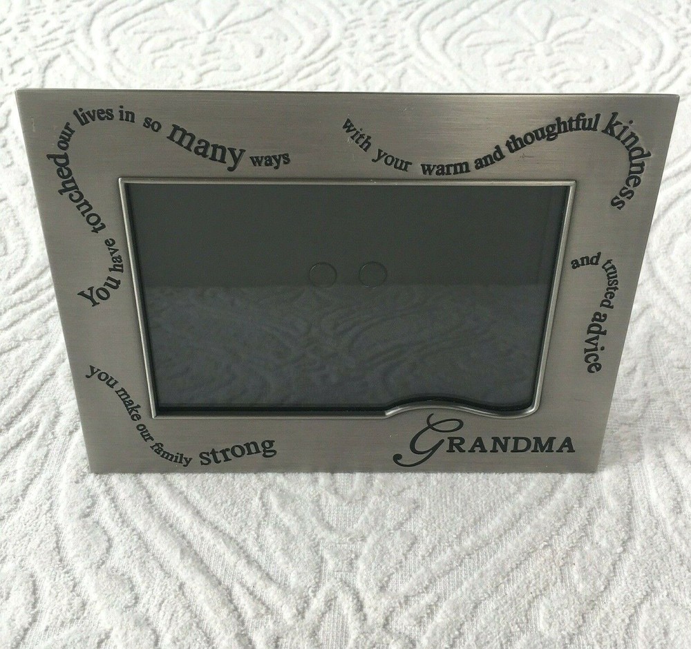 Malden Pewter Finish Photo Frame Grandma With Your Warm and Thoughtful Kindness