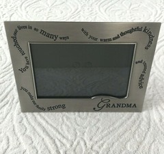 Malden Pewter Finish Photo Frame Grandma With Your Warm and Thoughtful Kindness