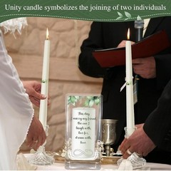 Unity Wedding Candle Set Decorative Glass Holders Romantic Ceremony Accessories
