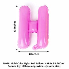 Assorted 13″ Happy Birthday Mylar Foil BALLOON BANNER Party Events Decorations