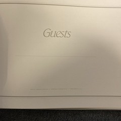 White Guest Book & Pen – Silver Script Wedding By CR Gibson READ