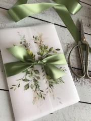 100 Yards Mint Double Faced Satin Ribbon – 1-1/2″ Width for Wedding, Gift Wra…