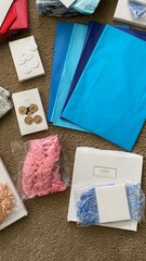 650+ pc Stationery Bundle Lot Wedding Gift Bags Tissue Wax Stickers Bows Markers