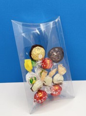 24-1500 pcs Plastic PVC Pillow Box Party Wedding Favor Retail Packaging Display